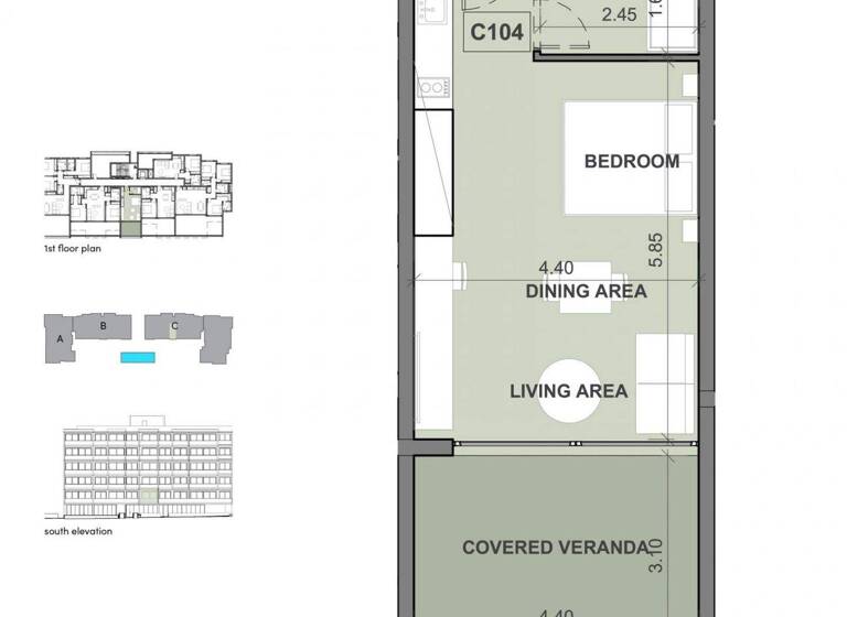 Wohnung zum Kauf 291.500 € 57 m² Limassol