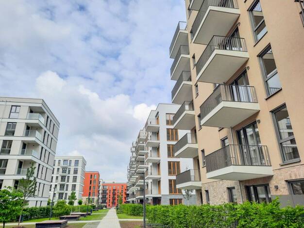 Penthouse zur Miete - Erstbezug 1.763 € 3 Zimmer 95,3 m² 5. Geschoss frei ab 01.08.2025 Rödelheimer Landstraße 9 Bockenheim Frankfurt-Bockenheim 60487