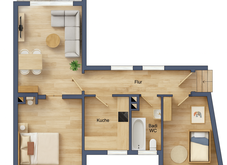 Studio zum Kauf provisionsfrei 242.000 € 2,5 Zimmer 60 m² 4. Geschoss Seeleinsbühl Nürnberg 90431
