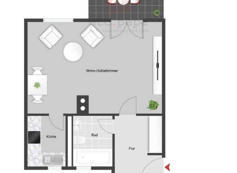 Studio zum Kauf 346.900 € 1 Zimmer 38,6 m² EG Allach-Untermenzing München 80997