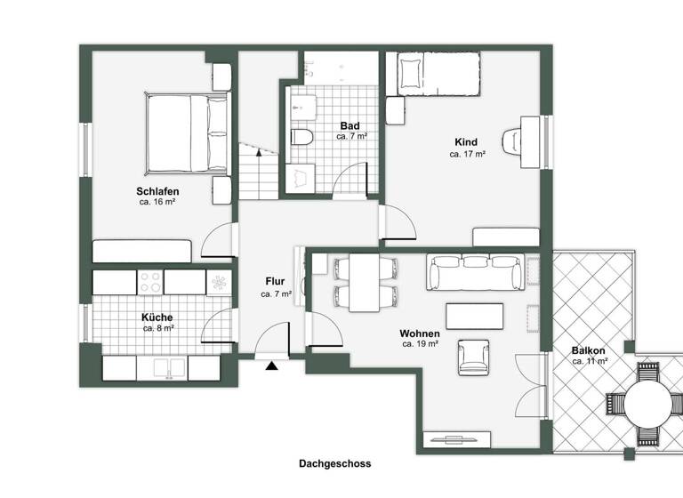Wohnung zum Kauf 595.000 € 5 Zimmer 125,3 m²<br/>Wohnfläche 5.<br/>Geschoss Prenzlauer Berg Berlin / Prenzlauer Berg 10409