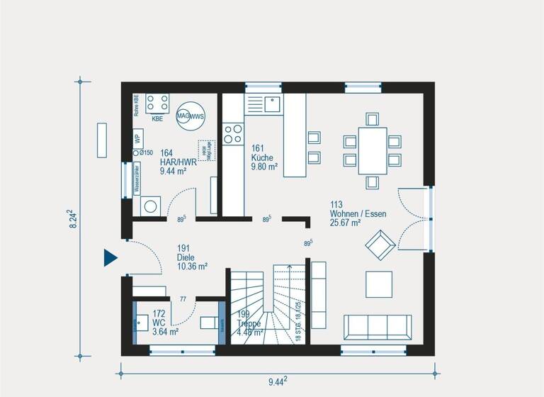 Einfamilienhaus zum Kauf - Neubau provisionsfrei 312.879 € 3 Zimmer 119,5 m²<br/>Wohnfläche 623 m²<br/>Grundstück Müllrose Müllrose 15299
