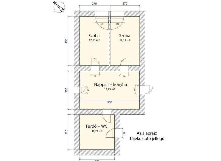 Haus zum Kauf 66.600 € 3 Zimmer 54 m² 291 m² Grundstück Sümeg 8330