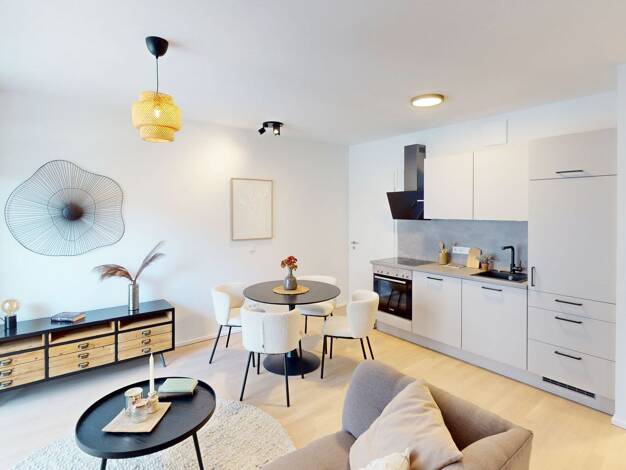 Wohnung zur Miete - Erstbezug 1.915 € 3 Zimmer 80,5 m² 4. Geschoss frei ab 01.04.2027 Robert-Stolz-Straße Mörsenbroich Düsseldorf 40470