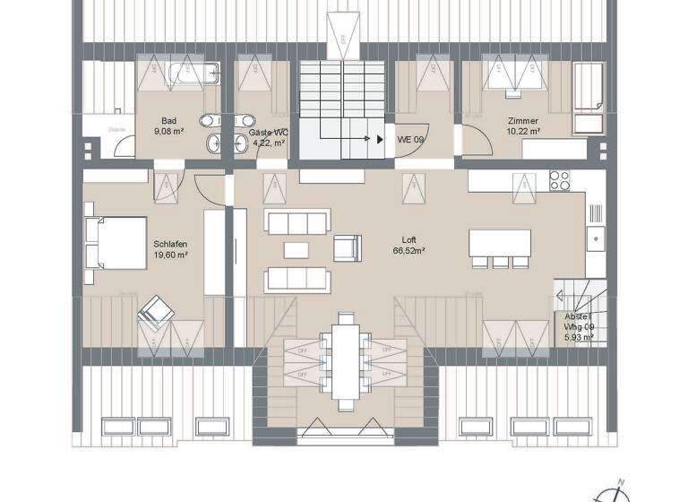 Wohnung zum Kauf 4.<br/>Geschoss Klausener Straße 2 Daberstedt Erfurt 99099