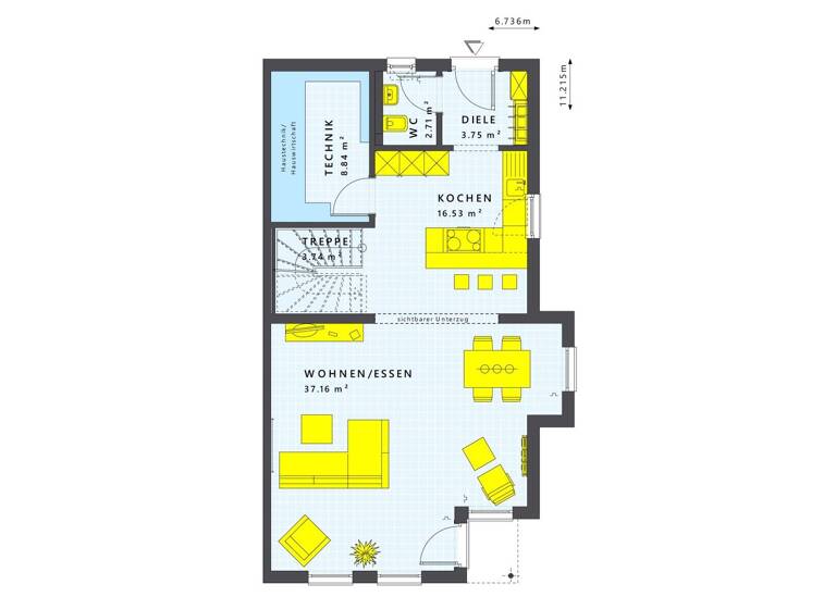 Doppelhaushälfte zum Kauf 542.140 € 6 Zimmer 201 m² 232 m² Grundstück Herdecke 58313