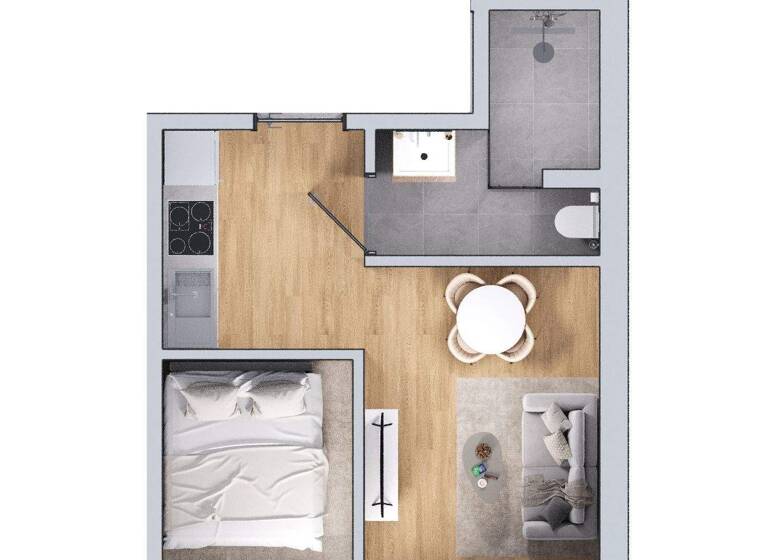 Studio zur Miete - Erstbezug 635 € 1 Zimmer 25,7 m² 1. Geschoss frei ab 01.09.2026 Sehnde 31319