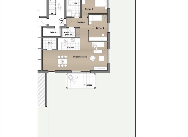 Wohnung zum Kauf provisionsfrei 433.000 € 3 Zimmer 100,7 m²<br/>Wohnfläche Souterrain<br/>Geschoss Zell Zell 79669