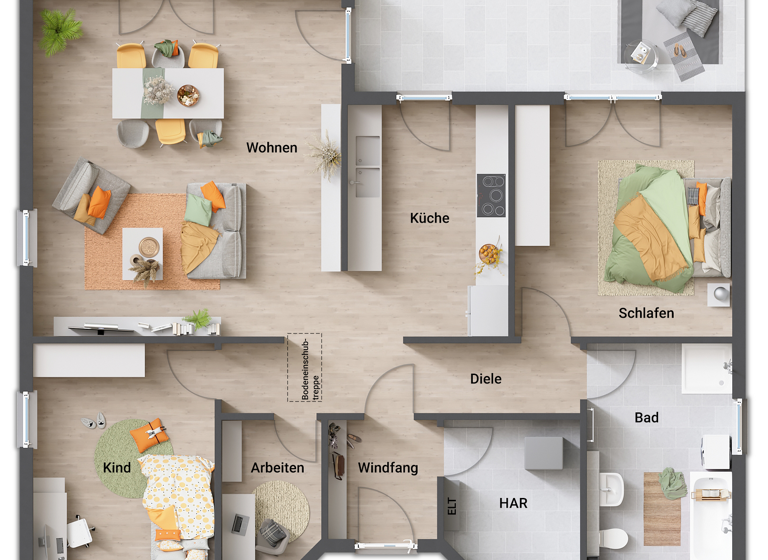 Haus zum Kauf provisionsfrei 390.690 € 4 Zimmer 108 m² 656 m² Grundstück Newel 54309