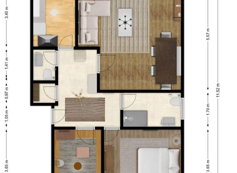 Studio zum Kauf 219.000 € 3 Zimmer 81 m² EG Hochschulviertel Hagen 58093