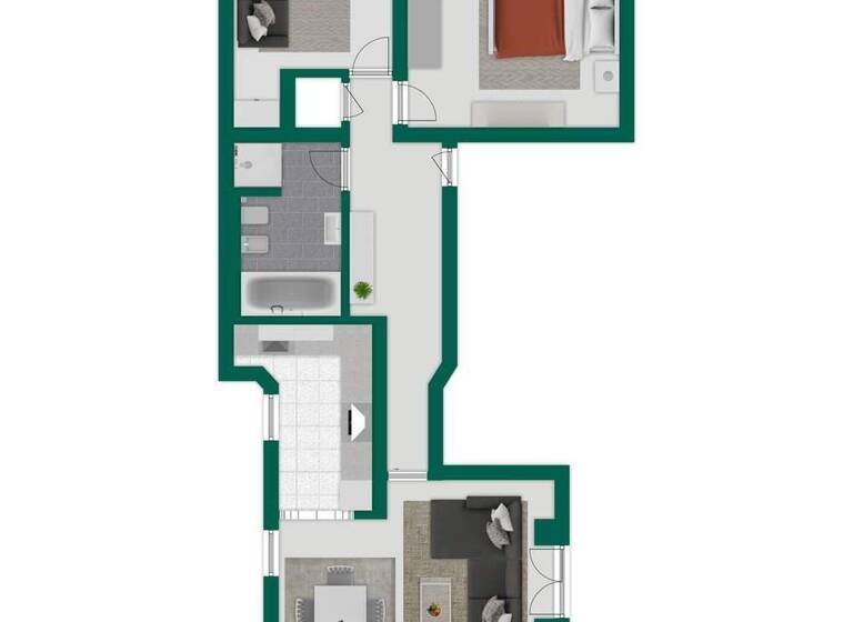 Wohnung zum Kauf 214.000 € 3 Zimmer 117 m² Elberfeld Wuppertal 42119