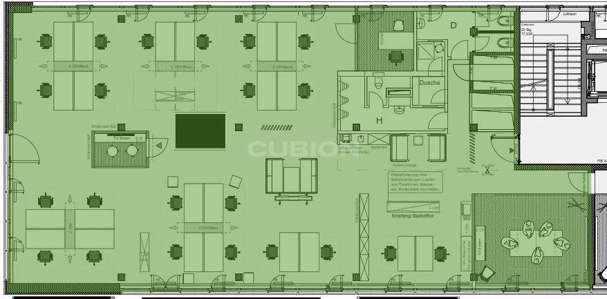 Bürofläche zur Miete provisionsfrei 14,50 € 635 m²<br/>Bürofläche ab 316 m²<br/>Teilbarkeit Friedrich-Ebert-Str. 55 Stadtkern Essen 45127