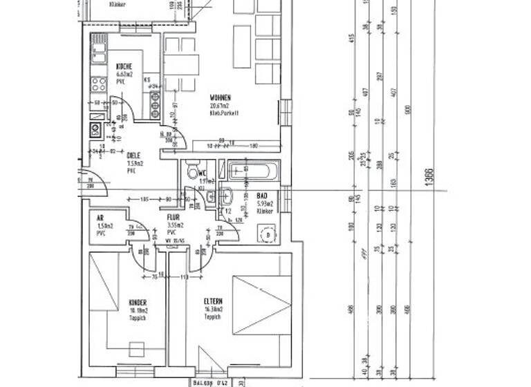 Wohnung zur Miete 631 € 3 Zimmer Fichtenweg 2 Enzenkirchen 4761