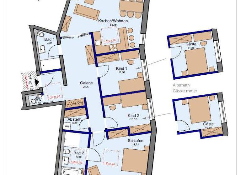 Wohnung zum Kauf - Erstbezug provisionsfrei 595.000 € 4 Zimmer 115 m² 3. Geschoss Wertheim 97877