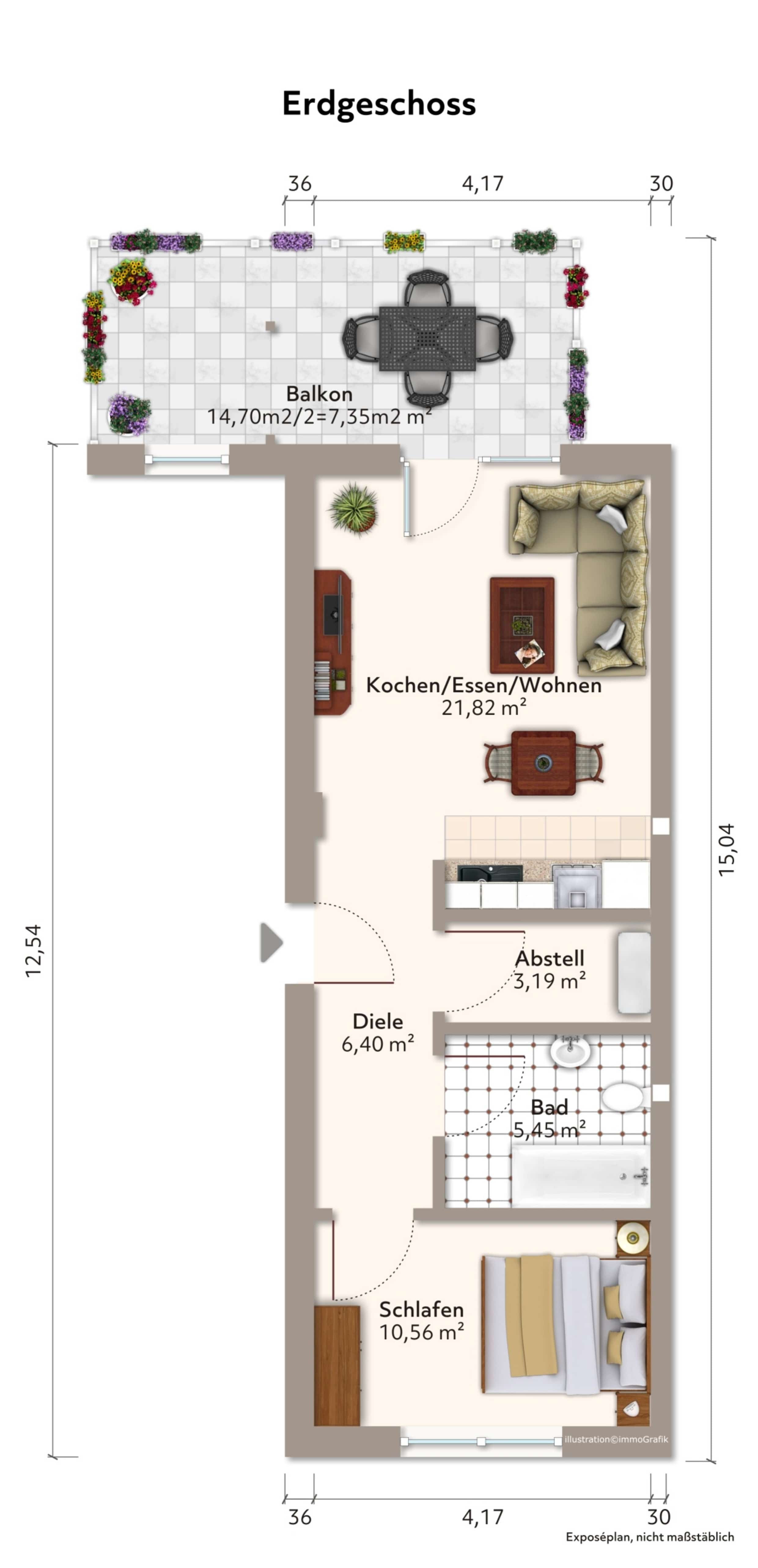 Wohnung zum Kauf 157.354 € 2 Zimmer 54,3 m²<br/>Wohnfläche 30.06.2025<br/>Verfügbarkeit Döbritschen Dornburg-Camburg 07774