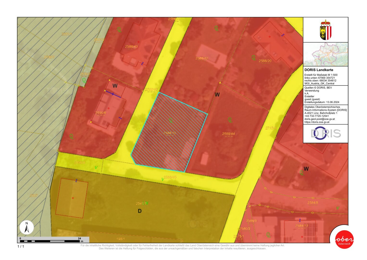 Grundstück zum Kauf 480.000 € 621 m²<br/>Grundstück Gerlweg 7 Linz 4040