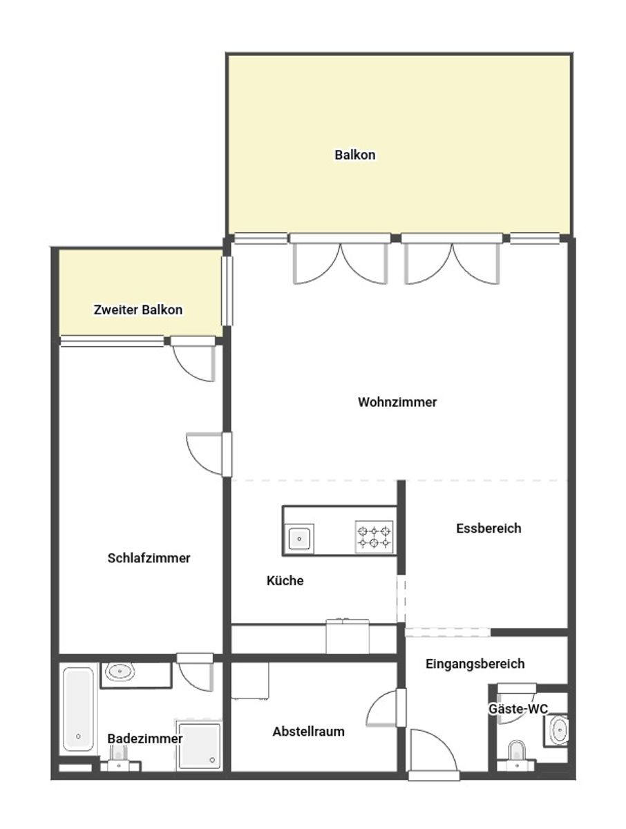 Wohnung zum Kauf 299.999 € 3 Zimmer 96 m²<br/>Wohnfläche 4.<br/>Geschoss Stadtmitte Bergisch Gladbach 51465