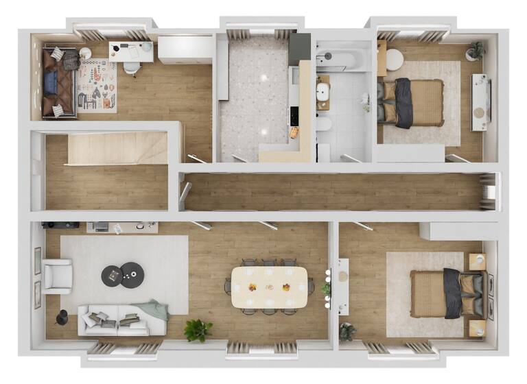Wohnung zum Kauf 250.000 € 4 Zimmer 96,2 m²<br/>Wohnfläche Dachgeschoss, 2.<br/>Geschoss ab sofort<br/>Verfügbarkeit Niederlahnstein Lahnstein 56112