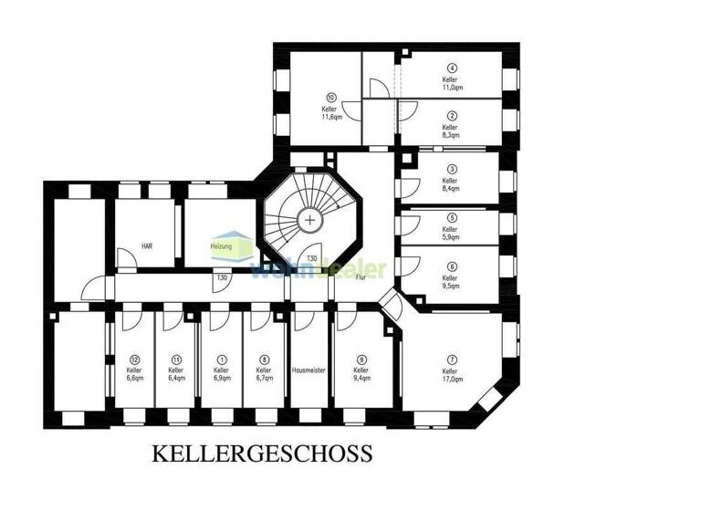Wohnung zum Kauf 288.960 € 3 Zimmer 89,6 m² Gohlis-Süd Leipzig 04155