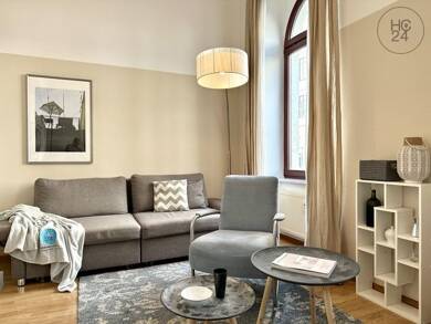 Wohnung zur Miete Wohnen auf Zeit 890 € 1 Zimmer 38 m² frei ab 15.09.2025 Zentrum - Nordwest Leipzig 04105
