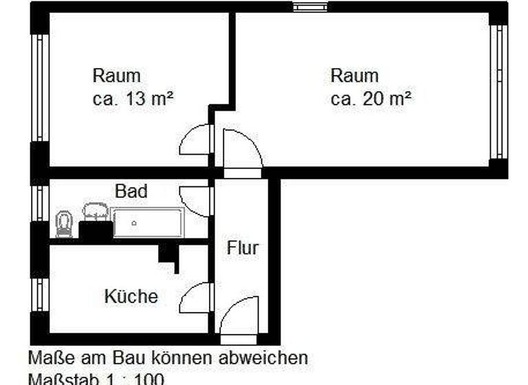 Wohnung zur Miete 331 € 2 Zimmer 47,2 m² 4. Geschoss Saturnstr. 18 Trotha Halle (Saale) 06118
