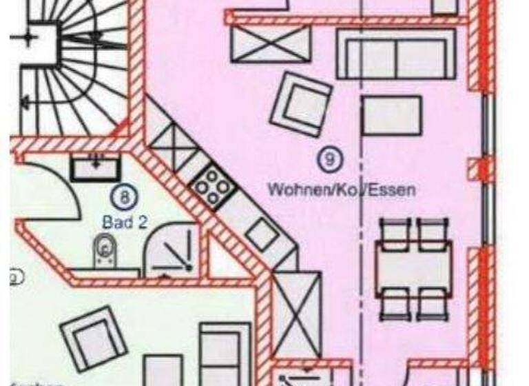 Wohnung zur Miete 1.172 € 2 Zimmer 43,4 m² 1. Geschoss frei ab sofort Kirchenweg 13 Westerland Sylt 25980