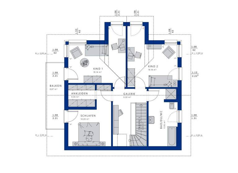 Einfamilienhaus zum Kauf provisionsfrei 458.500 € 4 Zimmer 155 m² 650 m² Grundstück Petersberg 66989