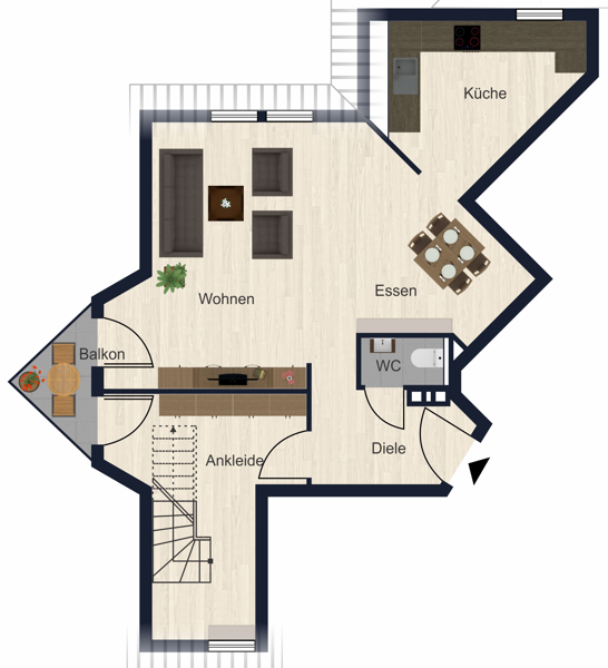 Wohnung zum Kauf 269.000 € 2 Zimmer 80 m²<br/>Wohnfläche 01.02.2025<br/>Verfügbarkeit Wendelstein Wendelstein 90530