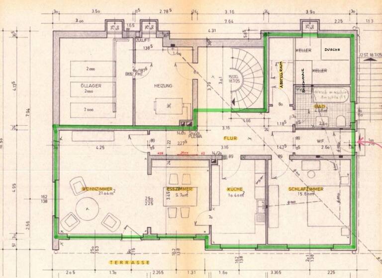 Wohnung zur Miete 575 € 2,5 Zimmer 80 m²<br/>Wohnfläche EG/1<br/>Geschoss Amselweg 19 Beiseförth Malsfeld 34323