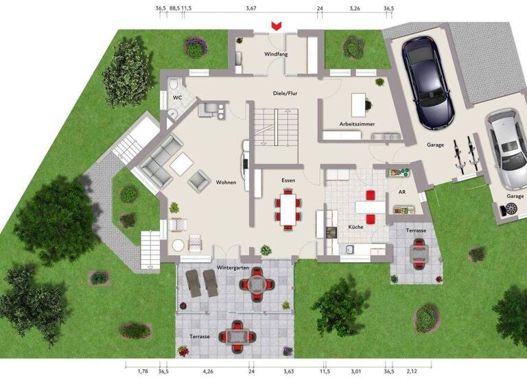 Einfamilienhaus zum Kauf 599.000 € 7 Zimmer 216 m² 890 m² Grundstück frei ab sofort Ziemetshausen 86473