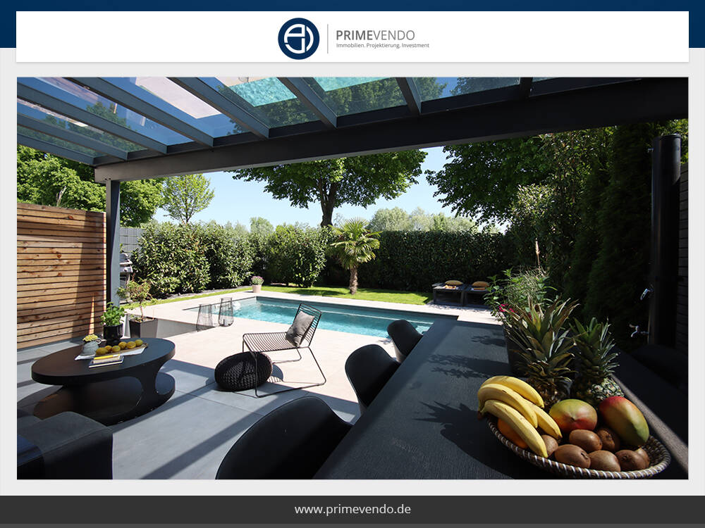Stylische DHH mit Dachterrasse, Pool & Top-Ausstattung - modern, nachhaltig & familienfreundlich