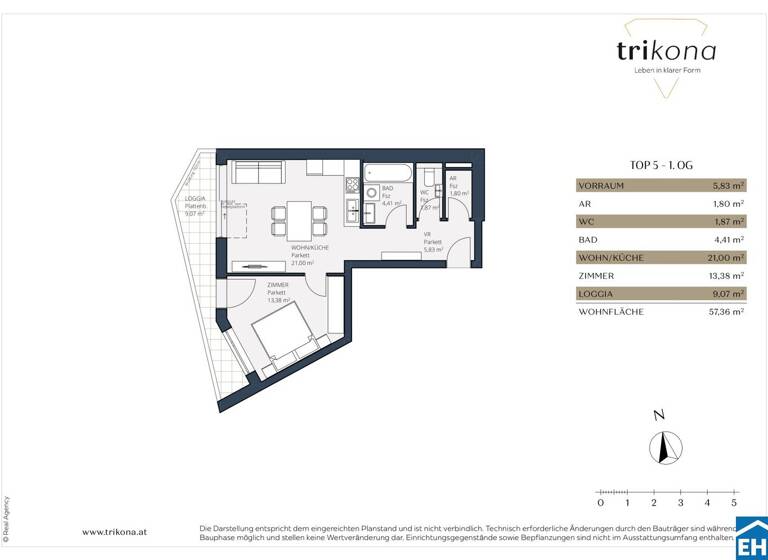 Wohnung zum Kauf 299.350 € 2 Zimmer 48,3 m² 1. Geschoss Dreherstraße Wien 1110