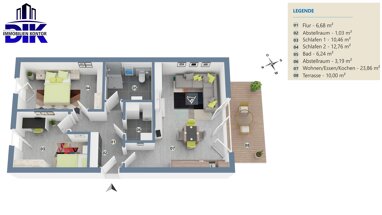 Wohnung zum Kauf 418.000 € 3 Zimmer 69 m² Schnelsen Hamburg 22457