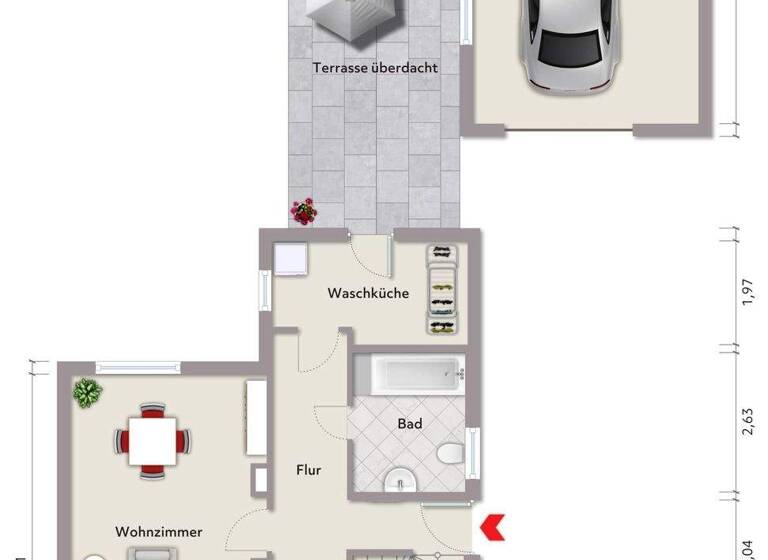 Doppelhaushälfte zum Kauf 105.000 € 5 Zimmer 108,9 m² 672 m² Grundstück frei ab sofort Varel 26316