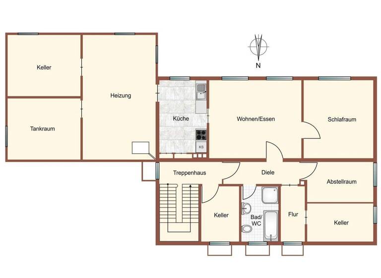 Mehrfamilienhaus zum Kauf als Kapitalanlage geeignet 295.000 € 10 Zimmer 294 m² 870 m² Grundstück Mittelhof 57537