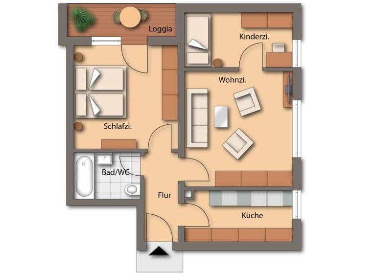 Wohnung zum Kauf 175.000 € 3 Zimmer 62,2 m² Neumarkt 92318