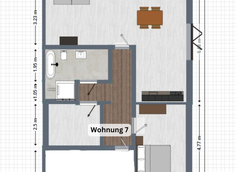 Penthouse zur Miete - Erstbezug 1.413 € 2 Zimmer 88,3 m² Geschoss 3/3 frei ab 01.05.2026 Burgdorf 31303