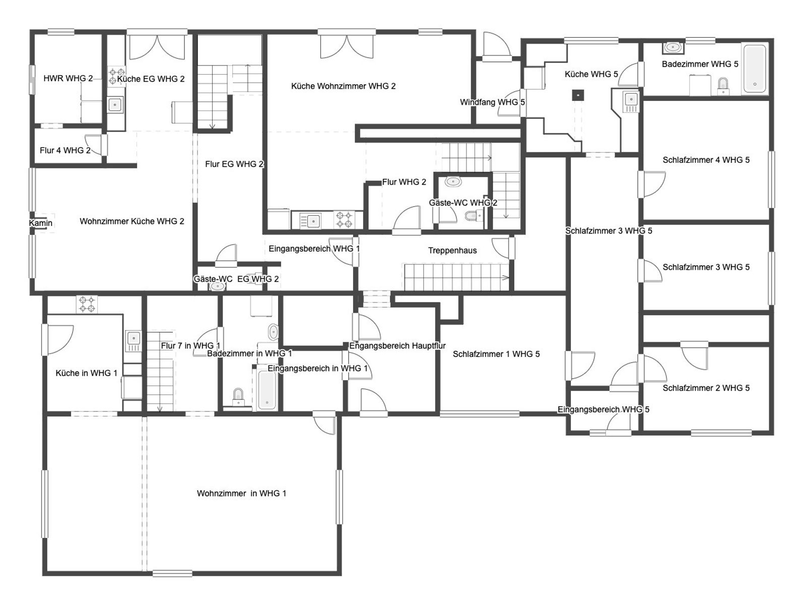 Mehrfamilienhaus zum Kauf 469.000 € 19 Zimmer 550,1 m²<br/>Wohnfläche 1.261,1 m²<br/>Grundstück Harlinghausen Preußisch Oldendorf 32361