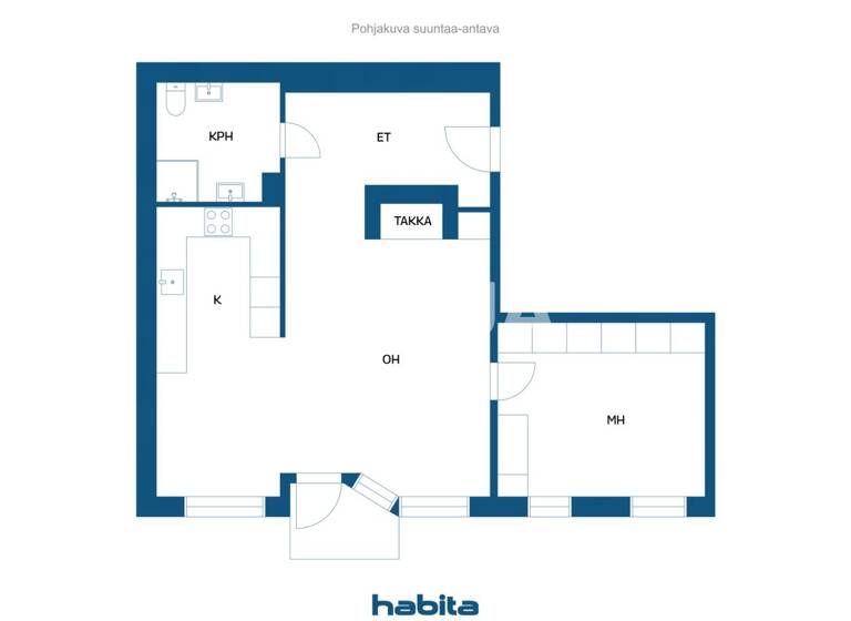 Studio zum Kauf 215.000 € 2 Zimmer 67,5 m²<br/>Wohnfläche 4.<br/>Geschoss Piispankatu 22 Porvoo 06100