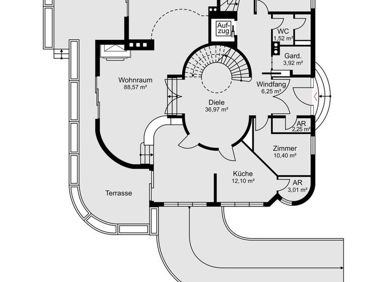 Einfamilienhaus zum Kauf 1.998.000 € 9 Zimmer 404 m² 1.739 m² Grundstück Baden 2500