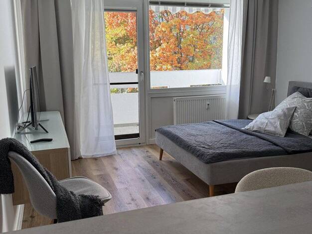 Studio zur Miete auf Zeit 1.290 € 1 Zimmer 35 m² frei ab 15.07.2026 Mittlelerer Hasenpfad Sachsenhausen Frankfurt am Main 60598