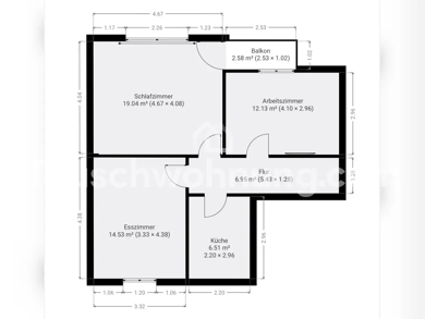 Wohnung zur Miete Tauschwohnung 650 € 3 Zimmer 66 m² Dachgeschoss, 4. Geschoss Haunstetten - West Augsburg 86179
