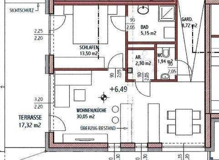 Wohnung zur Miete 16,22 € 2 Zimmer 61,7 m² frei ab 01.06.2026 Roppen 6426