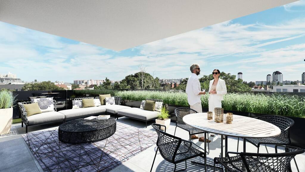 Wohnung zum Kauf - Erstbezug 270.900 € 2 Zimmer 38 m² 5. Geschoss Hetzendorfer Straße Wien,Meidling 1120