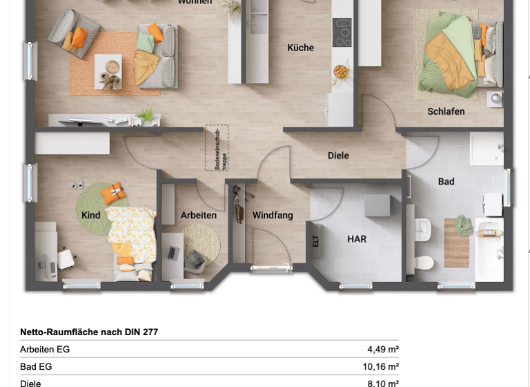 Bungalow zum Kauf - Erstbezug provisionsfrei 300.575 € 4 Zimmer 122,1 m² 650 m² Grundstück frei ab 01.01.2027 Schlagfeldweg Wildensorg Bamberg 96049