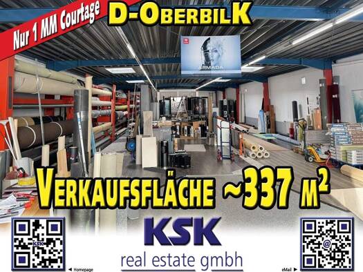 Verkaufsfläche zur Miete 8,88 € 336,8 m² Verkaufsfläche Oberbilk Düsseldorf 40227