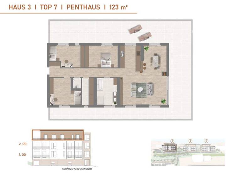 Penthouse zum Kauf - Erstbezug 675.620 € 4 Zimmer 122,9 m² Paternion 9711