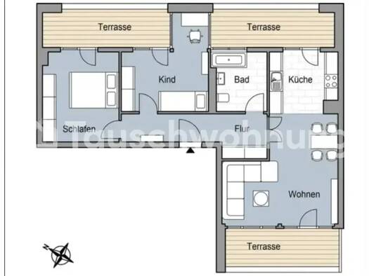 Wohnung zur Miete Tauschwohnung 694 € 3 Zimmer 71 m² 3. Geschoss Müggelheim Berlin 12557