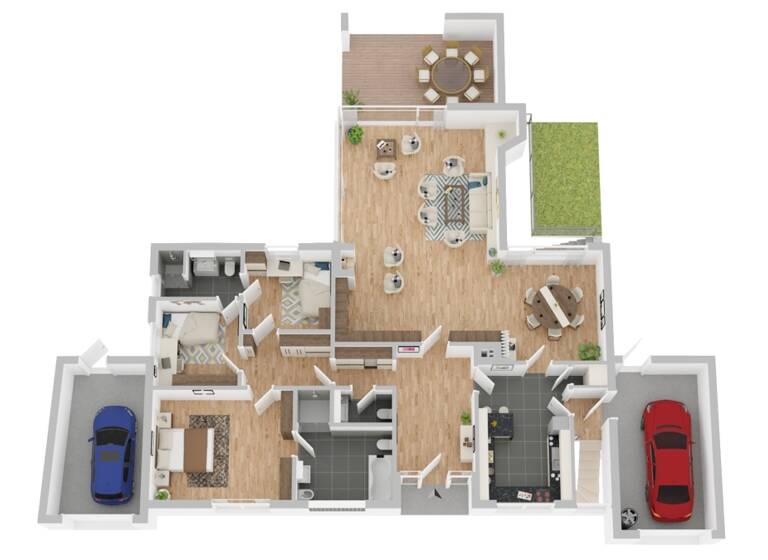 Bungalow zum Kauf 1.499.000 € 5 Zimmer 180 m²<br/>Wohnfläche 855 m²<br/>Grundstück Aaseestadt Münster 48151