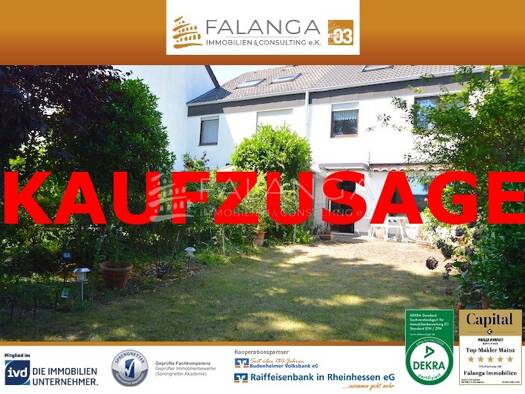 Reihenmittelhaus zum Kauf 585.000 € 5 Zimmer 132 m² 208 m² Grundstück Mainz / Finthen 55126
